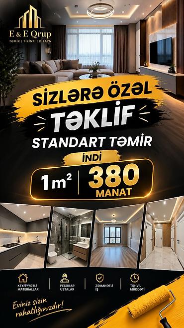 malyar is elanlari: E&E Qrup – Təmir | Tikinti | Dizayn Sizlərə özəl TƏKLİF: Standart — 1