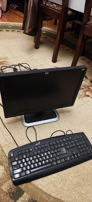 hp monoblok: Ikisi birlikdə 40 azn HP LP1908w monitor + Genius klaviatura seti - — 1