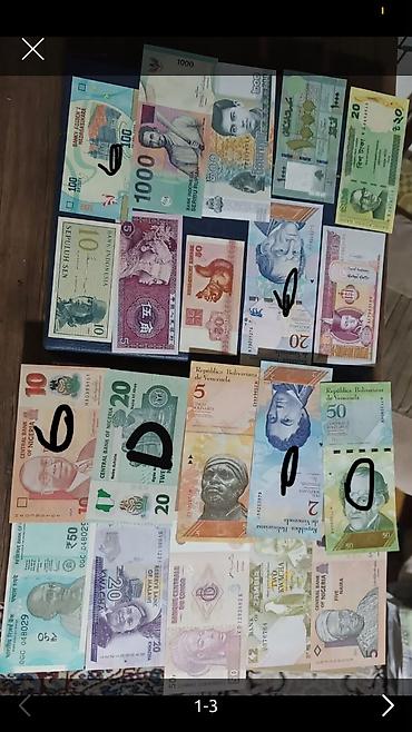 20 dollar: Beynəlxalq kağız pul kolleksiyası – müxtəlif ölkə və dövrlərə aid — 3