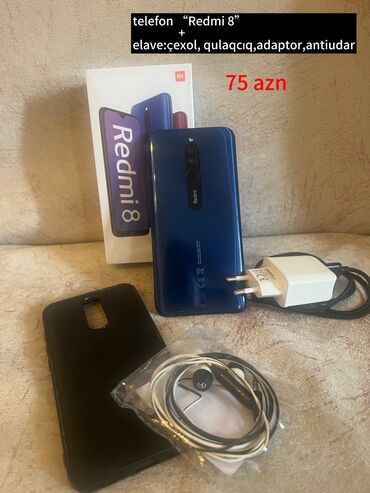 xiaomi not 10 s: Xiaomi Mi 8, 32 GB, rəng - Göy