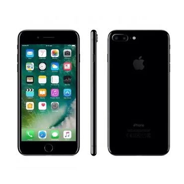 ipod touch 6: IPhone 7 Plus, Колдонулган, 256 ГБ, Jet Black, 100 %