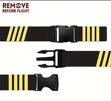 Digər aksesuarlar: Aviator mövzulu boyun ilgəyi (lanyard) - Dizayn: qara zəmində sarı — 2
