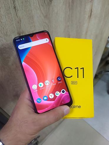 vidyo cat: Realme C11 (2021), 32 GB, rəng - Göy, İki sim kartlı — 2
