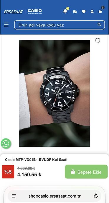 casio gshock: Yeni, Qol saatı, Casio, rəng - Qara — 3