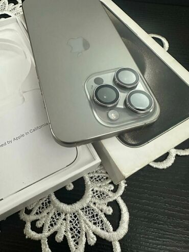 Apple iPhone: IPhone 15 Pro, 128 GB, Natural Titanium, Sənədlərlə — 6