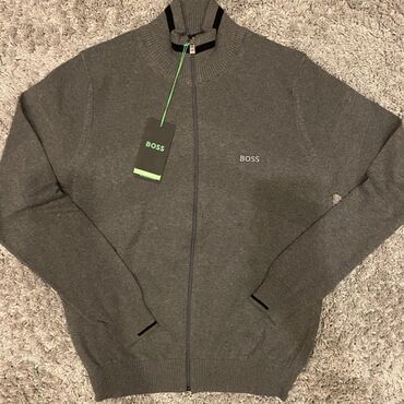 new yorker loznica: Sweatshirt, 2XL (EU 56), M (EU 50), L (EU 52), Hugo Boss, With a zipper