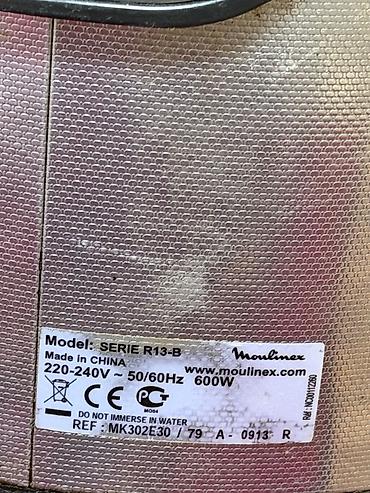 moulinex: Moulinex multibişirici – Model: SERIE R13-B (REF: MK302E30). Heç bir — 2