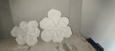 Fasad işləri: Gibsden hazirlanmis 3d güllər və kabancikler satilir yalniz daxilə — 10