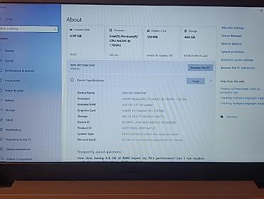 intel i5 notebook: ASUS VivoBook X540NA noutbuk Texniki xüsusiyyətlər: - Prosessor — 4