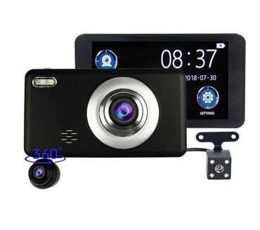 купить web камеру: Новинка 2019, Автомобильный Видео Регистратор на 3 Камеры DVR H11 +