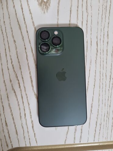 apple id: IPhone 13 Pro, Б/у, 512 ГБ, Зеленый, Зарядное устройство, Защитное стекло, Чехол, 89 %