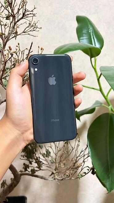 iphone 3s: IPhone Xr, Б/у, 64 ГБ, Черный, Зарядное устройство, 75 % — 1
