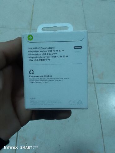 iphone adaptoru: Adapter Apple, 20 Vt, Yeni