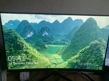 Мониторы: İzoly Vortex Curved Monitor Ekran ölçüsü : 24 inch Panel tipi : VA Hz
