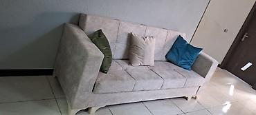 Mebel: Skandinaviya üslubunda 4 nəfərlik rahat divan - Neytral, açıq-boz — 4