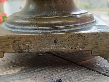 samovar 5l: Qədim samovar, 1882 il, Latun, Vəziyyəti: Yaxşı — 10