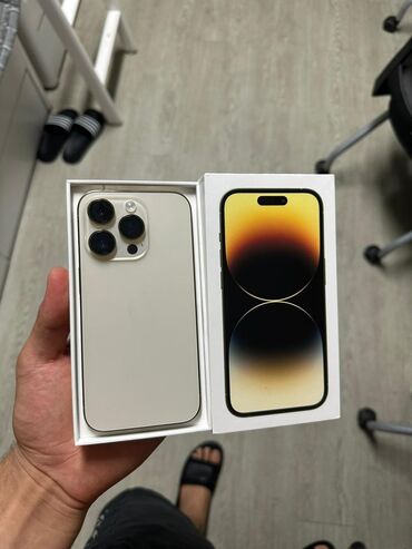 идеальном состоянии: IPhone 14 Pro, Б/у, 512 ГБ, Rose Gold, Коробка, 88 %