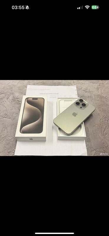 камера видеонаблюдения ош: IPhone 15 Pro Max, Колдонулган, 256 ГБ, Natural Titanium, Заряддоочу түзүлүш, Коргоочу айнек, Каптама, 93 %