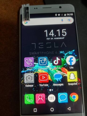 bežični telefon: Tesla 6.2 Lite, ja sam prvi otvorio kutiju znaci nov telefon . punjac