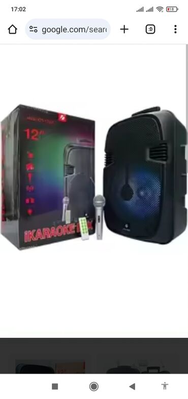 mikrafon karaoke: Kalonka karaoke mikrofonlu. hundurluk 60 sm