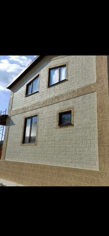 Fasad işləri: Fasad işləri – dekorativ suvaq və aqlay effektli dizayn Təklif: - — 3