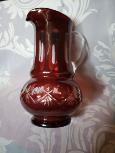 Kuhinjski setovi: Servis kristal za vino,rucno graviran 60,70te god. Servis — 12