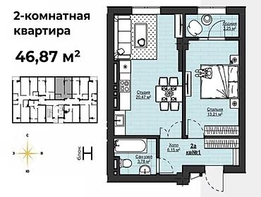 1 бөлмө, 46 м², Асанбай мкр Элитка, 8 кабат, ПСО (өз алдынча бүтүрүү) lalafo.kg да 1 бөлмө, 46 м², Асанбай мкр Элитка, 8 кабат, ПСО (өз алдынча бүтүрүү)