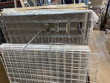 divar rəf: Metal vitrın/asma panel üçün asqı tutacağı. Məhsul T formalı alt — 6