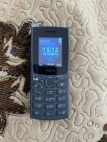 azercell sim: Nokia 106, < 2 GB Memory Capacity, rəng - Qara, Düyməli — 1