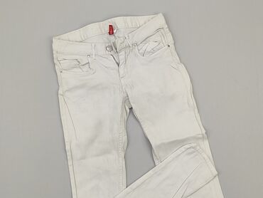 spódniczka biała jeansowe: Jeansy, H&M, S, stan - Dobry