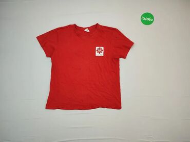 Koszulki: Podkoszulka, M (EU 38), wzór - Print, kolor - Czerwony