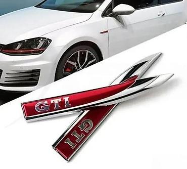 Auto delovi, gume i tjuning: GTI znakovi za krilo. Samolepljiovi znakovi za krilo automobila. ✨ — 1
