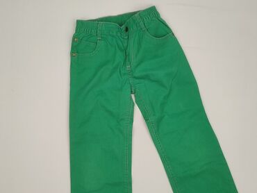 legginsy z wzorem: Material trousers, Lupilu, 3-4 years, 104, condition - Very good