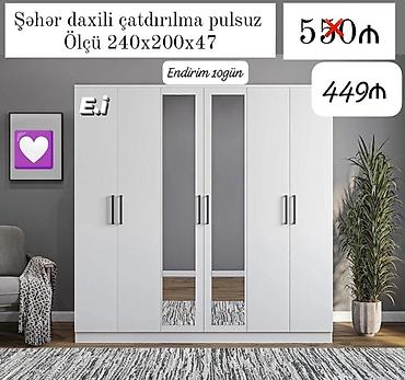 paltar xoncası: 6 qapılı dolab Yep yeni 449 azn rəng seçimi var çatdırılma var — 1