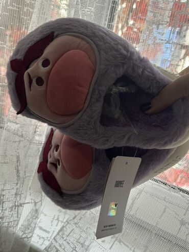 обувь 19 размер: Мягкие домашние тапочки с забавной мордашкой персонажа с Головоломок