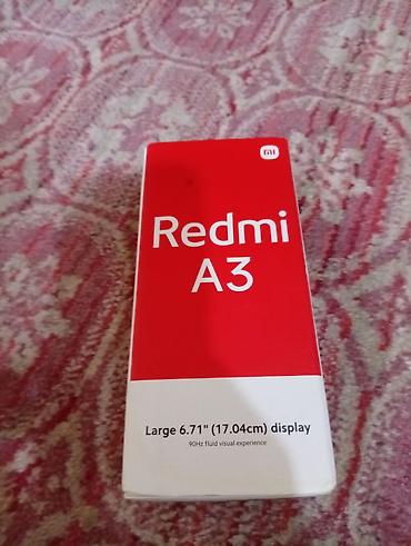 Redmi: Redmi A3, 128 GB, rəng - Yaşıl, Sensor — 13