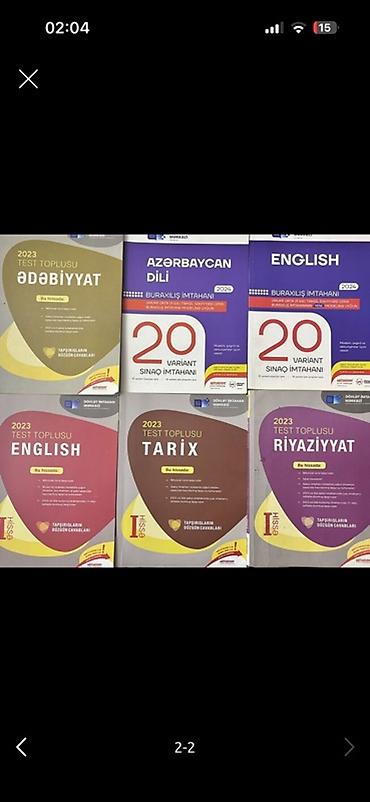 Другие музыкальные инструменты: Abituriyentlər, MİQ və Sertifikasiya imtahanlarına, eləcə də buraxılış — 2