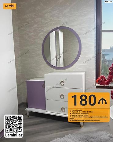 Komodlar: La Mini brendindən termo güzgülü komod dəsti Xüsusiyyətlər: - Model — 1