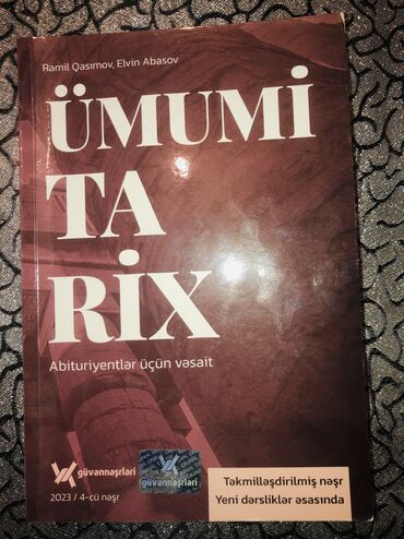 Ümumi Tarix Ramil Qasımov, Elvin Abbasov 2023/ 4 cü nəşr satılır
