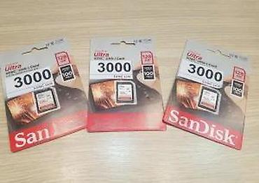 Memorijske kartice za kamere: SanDisk Ultra SDXC UHS-I memorijska kartica – 128 GB - Kapacitet: 128 — 9