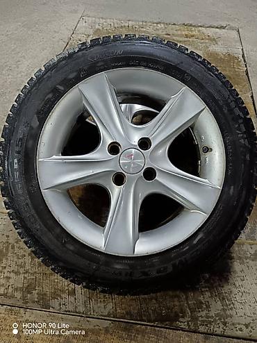 Унаа: Дөңгөлөктөр монтажда 185 / 65 / R 15, Winter stud, Колдонулган, Комплект, Жеңил унаалар, Куйма, тешиктери - 4 — 2