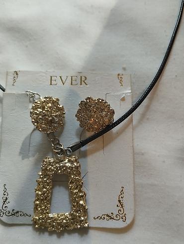 Bijuteriya dəstləri: Bijuteriya dəsti – müxtəlif aksesuarlar - Turkuaz rəngli baş bəzəyi — 10