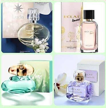bitkisel yag karisimi damla: Oriflame Lucia, Elvie, Eclat Mademoaselle, Eclat Amore50 ml.Her biri — 1