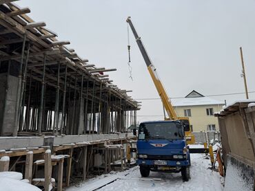 Услуги манипулятора: Кран услуга Стрела 21 метр Контейнер вагон бухта кирпич кум шагыл — 10