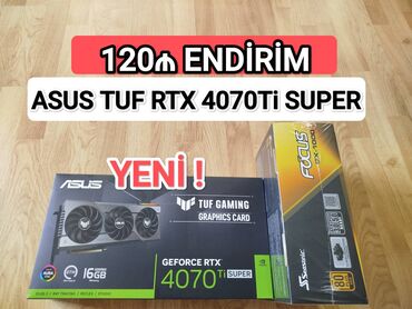 noutbuk ehtiyat hissələri: Videokart Asus GeForce RTX 4070, 16 GB, Yeni