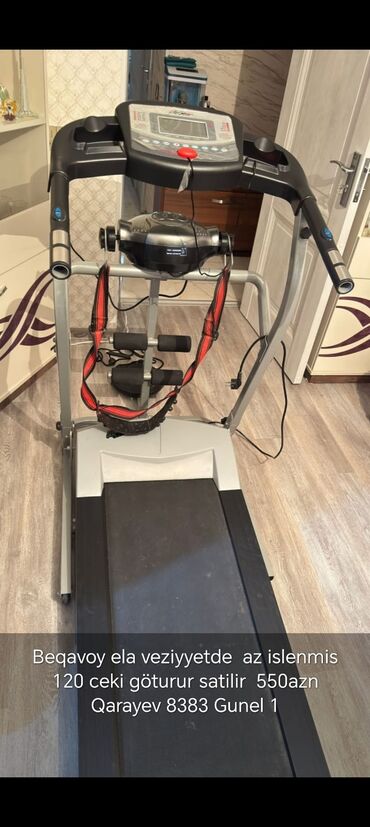 Çadırlar: Evdə istifadə üçün nəzərdə tutulmuş qaçış yolu. Bu avadanlıq fitnes