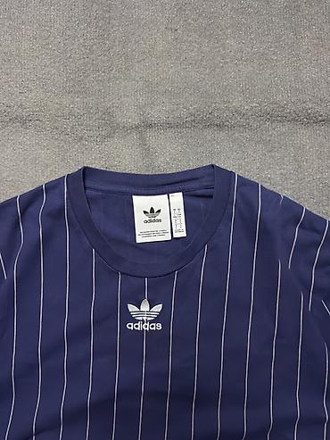 oversize tshirt: Futbolka, Adidas, L, rəng - Göy — 3