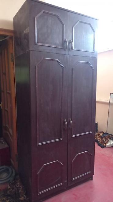 taxta qapilar: Qapılı şkaf – iki hissəli, dörd qapılı model - Material: ağac/MDF — 1
