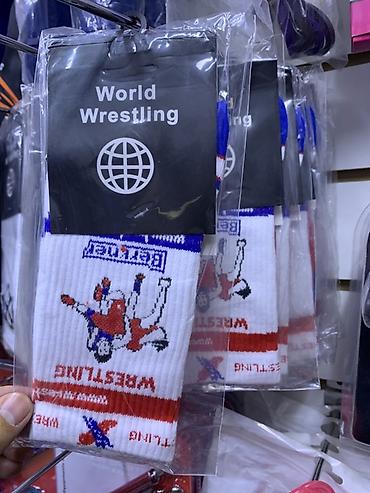 Носки и белье: Носки “World Wrestling” - Спортивные носки с тематикой борьбы — 1