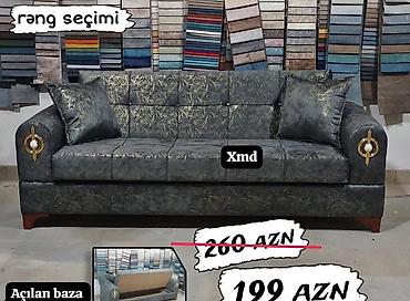 gencede islenmis mebeller: Qonaq otağı üçün rahat divan - Rəng seçimi: geniş parça və rəng — 1